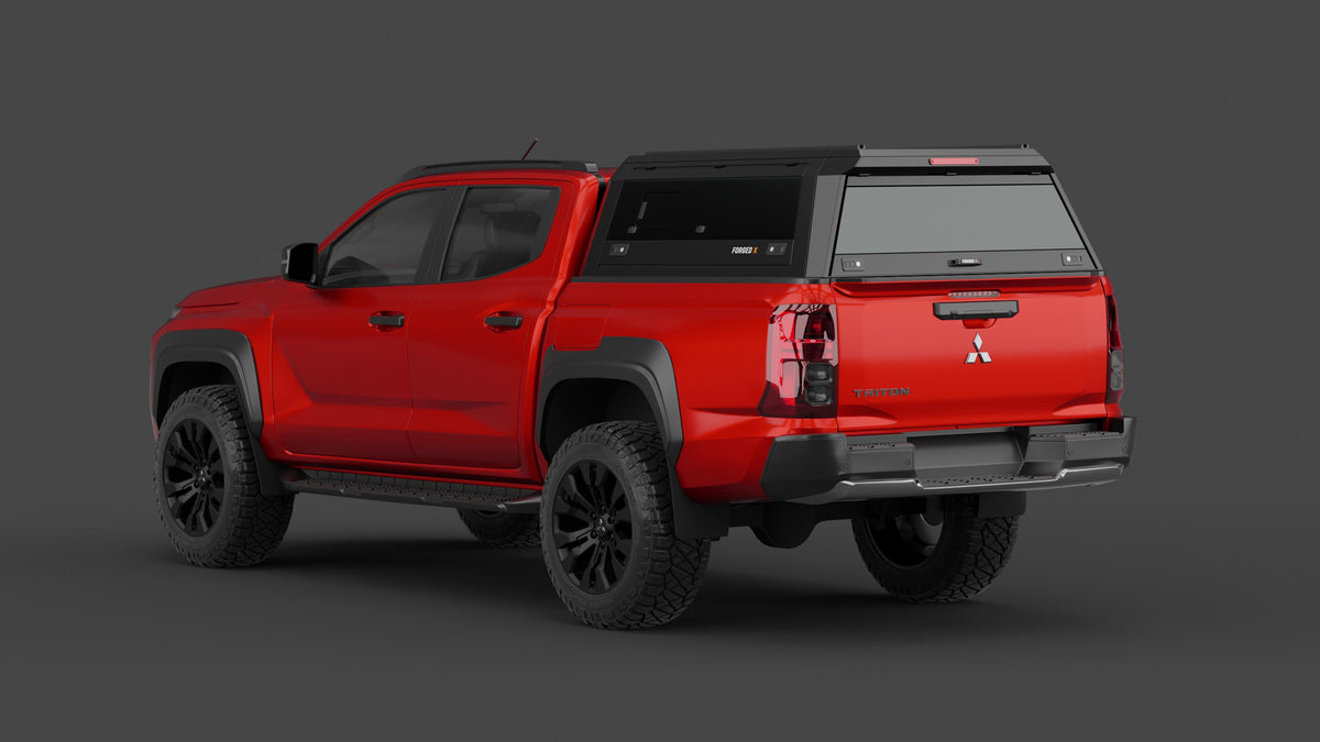 ForgedX Aluminium Ute Canopy - to suit Mitsubishi Triton MV 2024-on - RIVAL 4x4 Australia