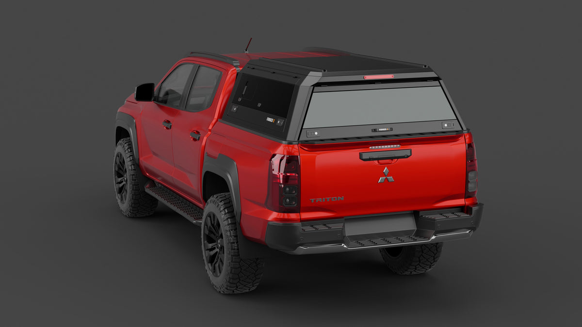 ForgedX Aluminium Ute Canopy - to suit Mitsubishi Triton MV 2024-on - RIVAL 4x4 Australia