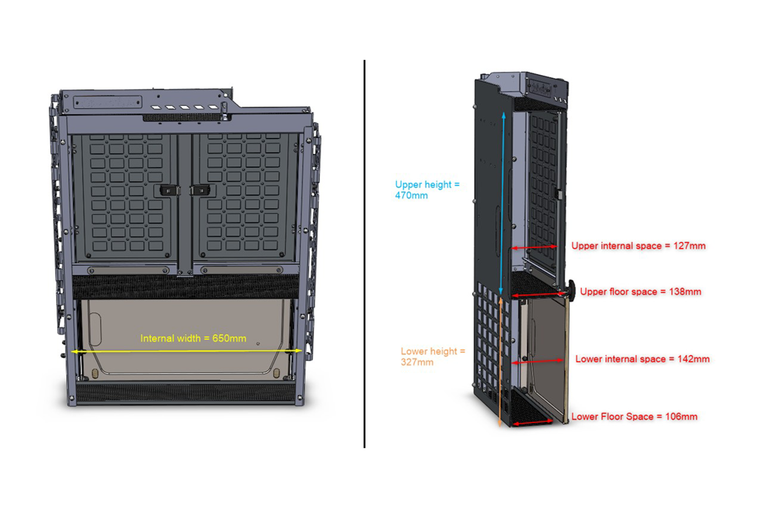 Alu-Cab Rear Door Kitchen — genuine product, Rival 4x4 Australia