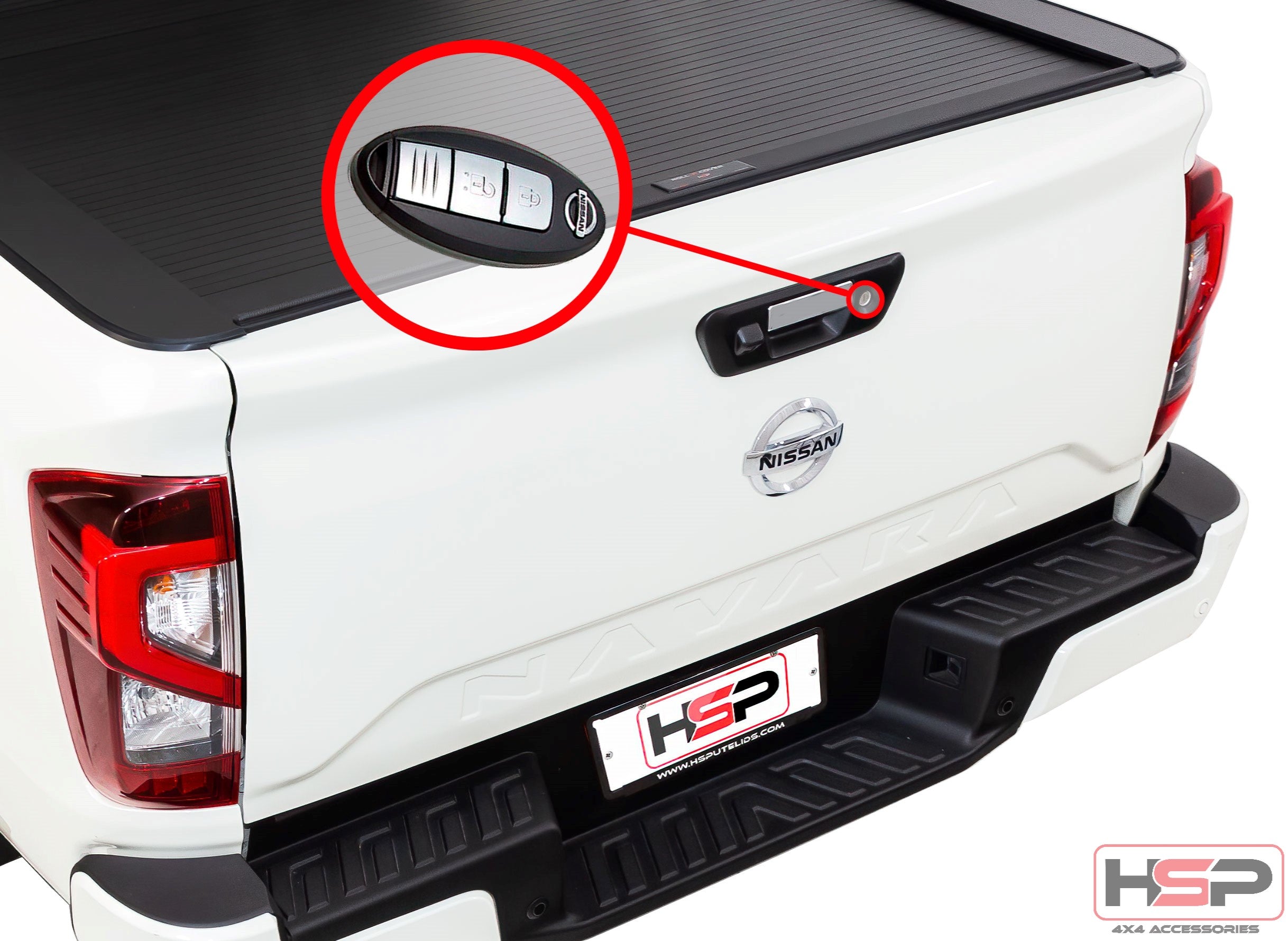 HSP Tailgate Lock — HSP Tailgate Lock for Nissan Navara D23 (NP300, 2021+)