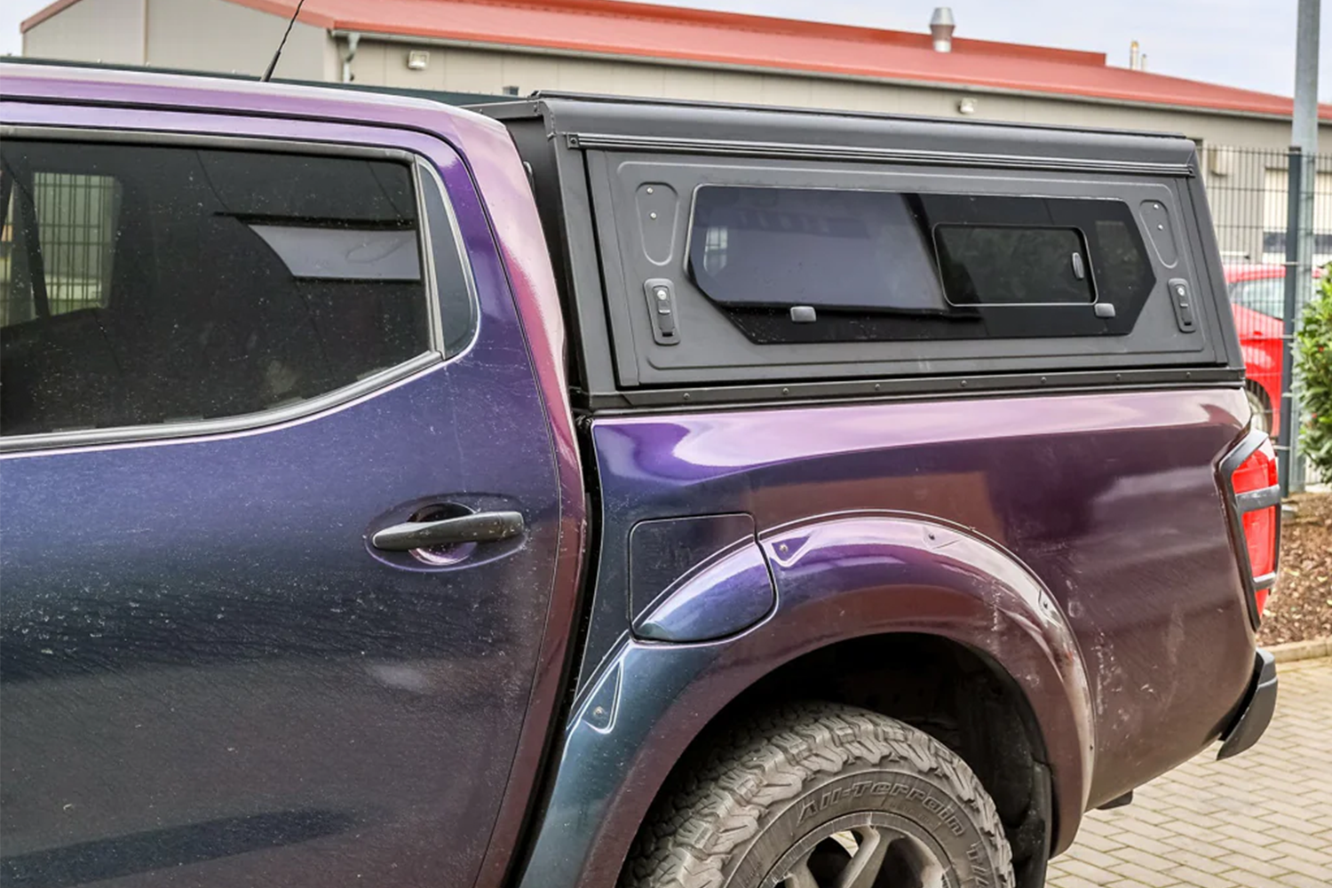 Alu-Cab Contour Canopy for Nissan Navara NP300 (2016-2020) fitted to Nissan Navara — Rival 4x4 Australia