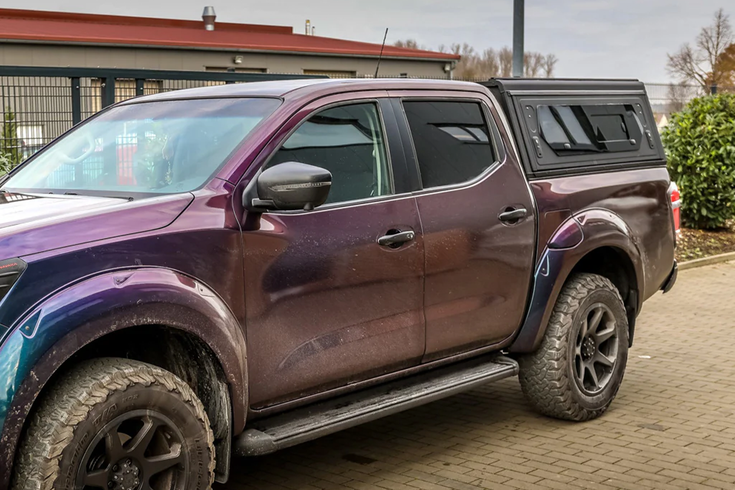 Alu-Cab Contour Canopy for Nissan Navara NP300 (2016-2020) fitted to Nissan Navara — Rival 4x4 Australia