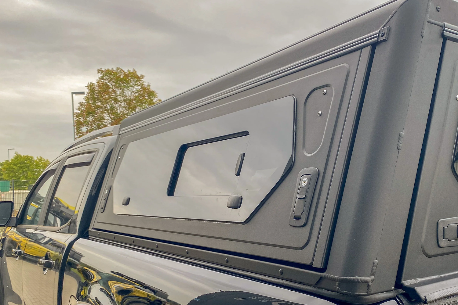 Alu-Cab Contour Canopy for Nissan Navara NP300 (2016-2020) fitted to Nissan Navara — Rival 4x4 Australia