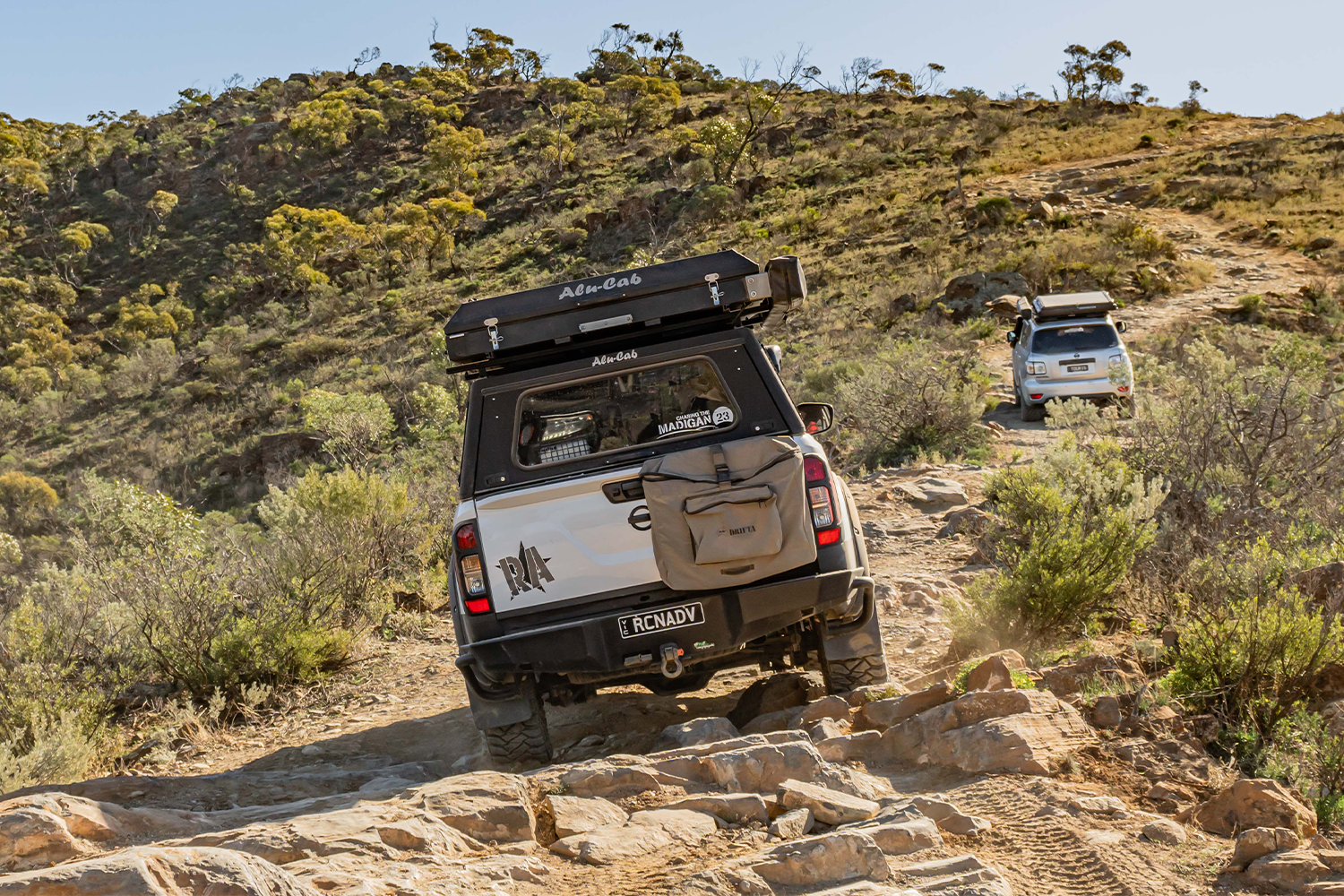 Alu-Cab Explorer Canopy for Nissan Navara NP300 2021+ fitted to Nissan Navara — Rival 4x4 Australia
