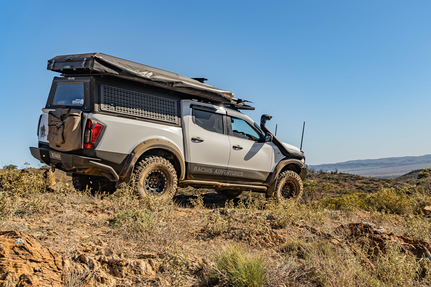Alu-Cab Explorer Canopy for Nissan Navara NP300 (2016-2020) fitted to Nissan Navara — Rival 4x4 Australia
