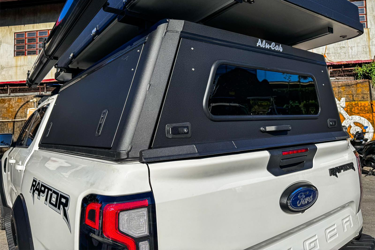 Alu-Cab Explorer Canopy for Ford Next Gen Ranger & Super Duty fitted to Ford Ranger — Rival 4x4 Australia