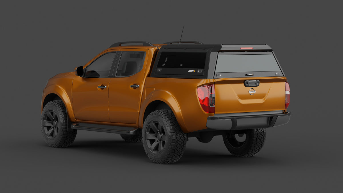 ForgedX Aluminium Ute Canopy - to suit Nissan Navara NP300 D23 2015-2020 - RIVAL 4x4 Australia