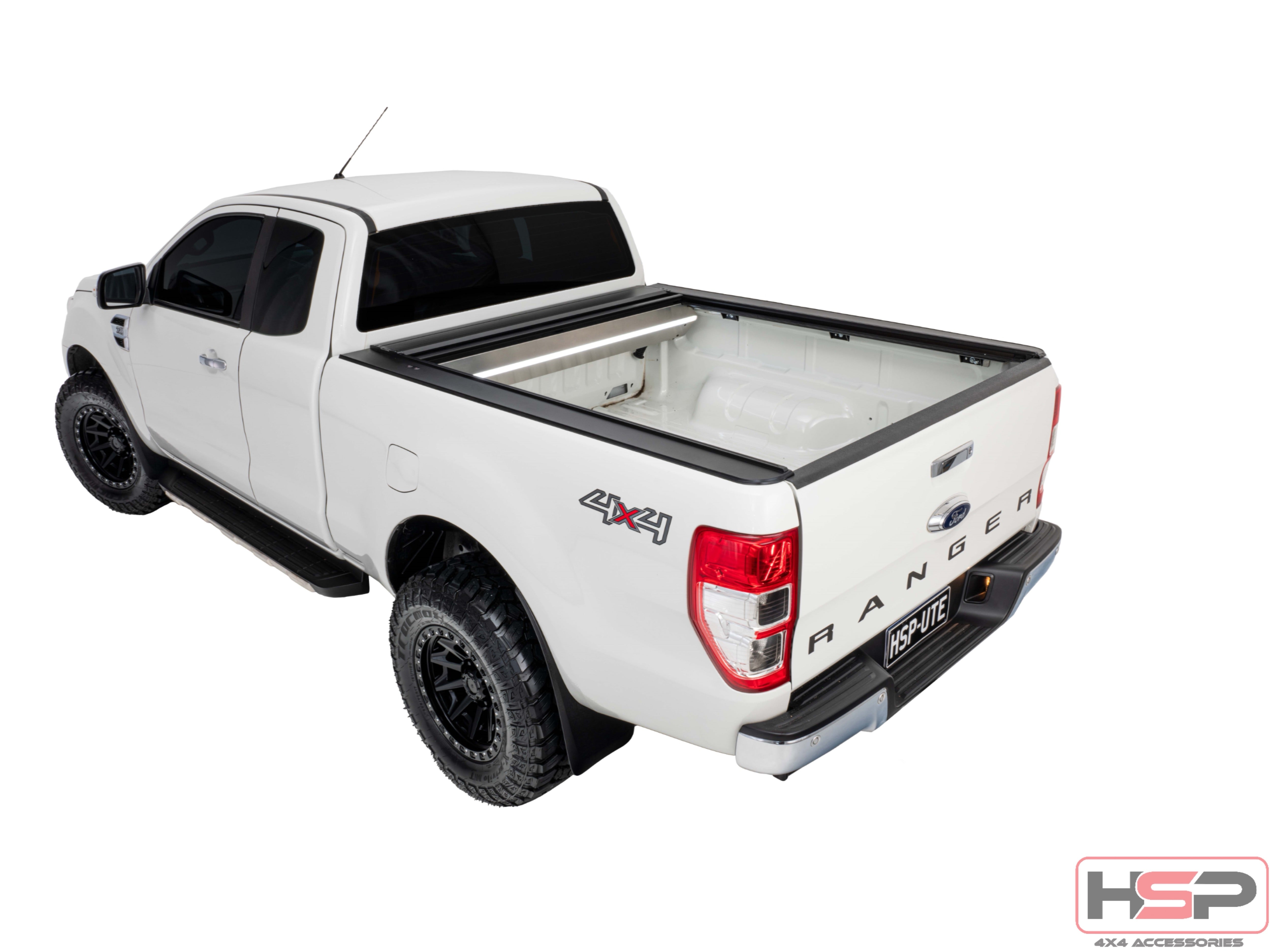 HSP Retractable Tonneau — HSP Retractable Tonneau for Ford Ranger PX — Extended Cab