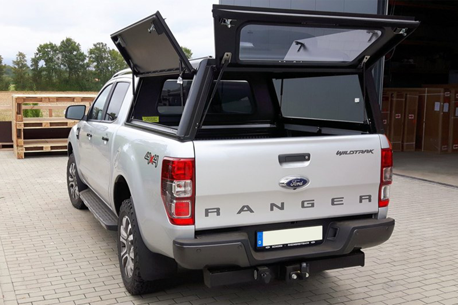 Alu-Cab Explorer Canopy for Ford PX Ranger & Mazda BT-50 (2012-2019) fitted to Ford Ranger — Rival 4x4 Australia