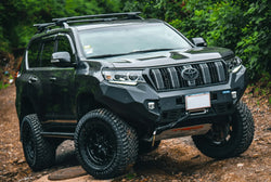 Aluminum Front Bar - Toyota LC 150 / Prado 2018-2023, includes RIVAL FOG lights (Set of 2)
