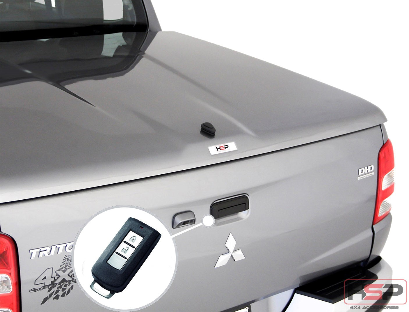 HSP Tailgate Lock — HSP Tailgate Lock for Mitsubishi Triton MQ/MR — Narrow Handle
