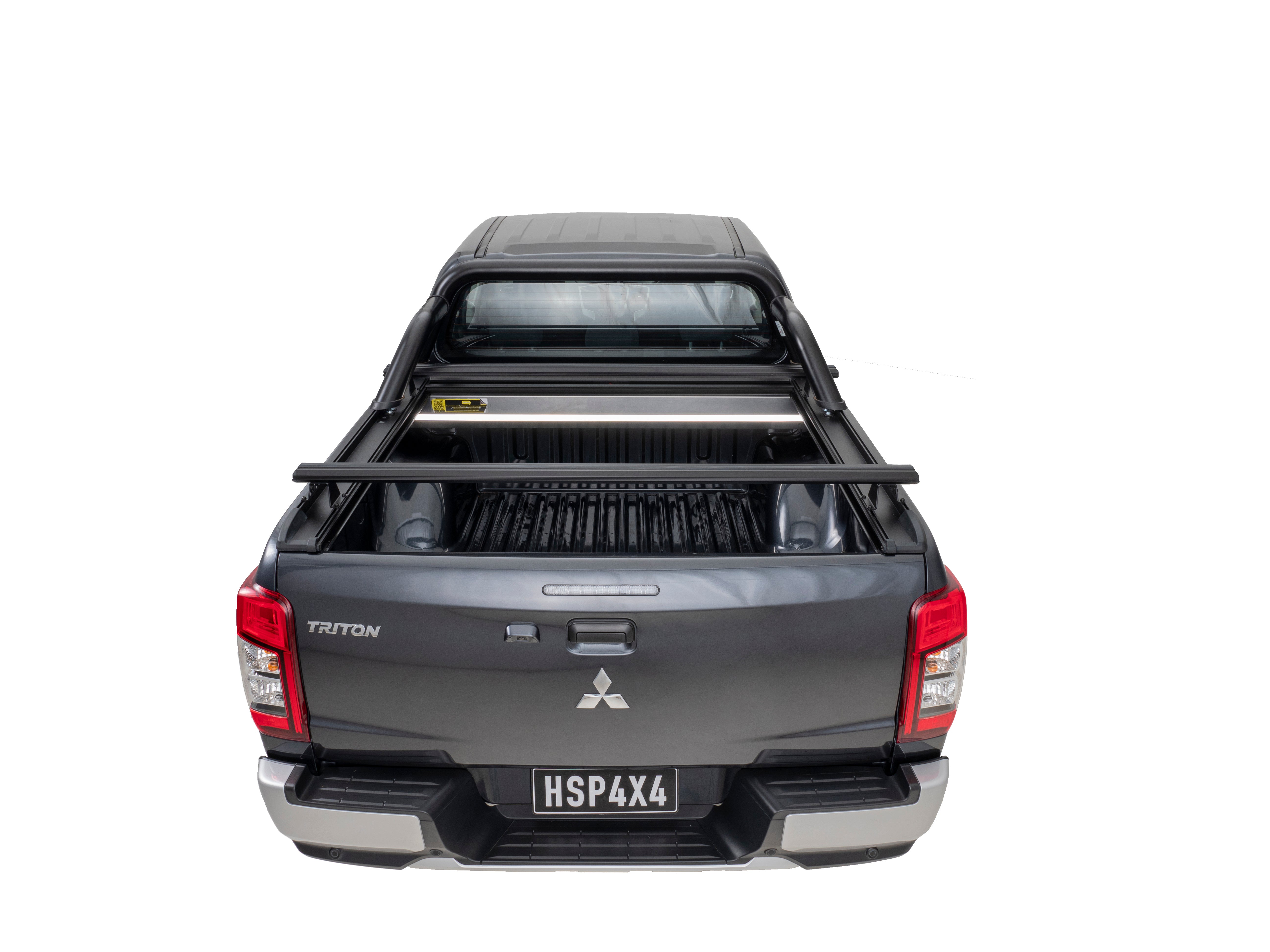 HSP Retractable Tonneau — HSP Retractable Tonneau for Mitsubishi Triton MQ/MR — Genuine Sports Bar