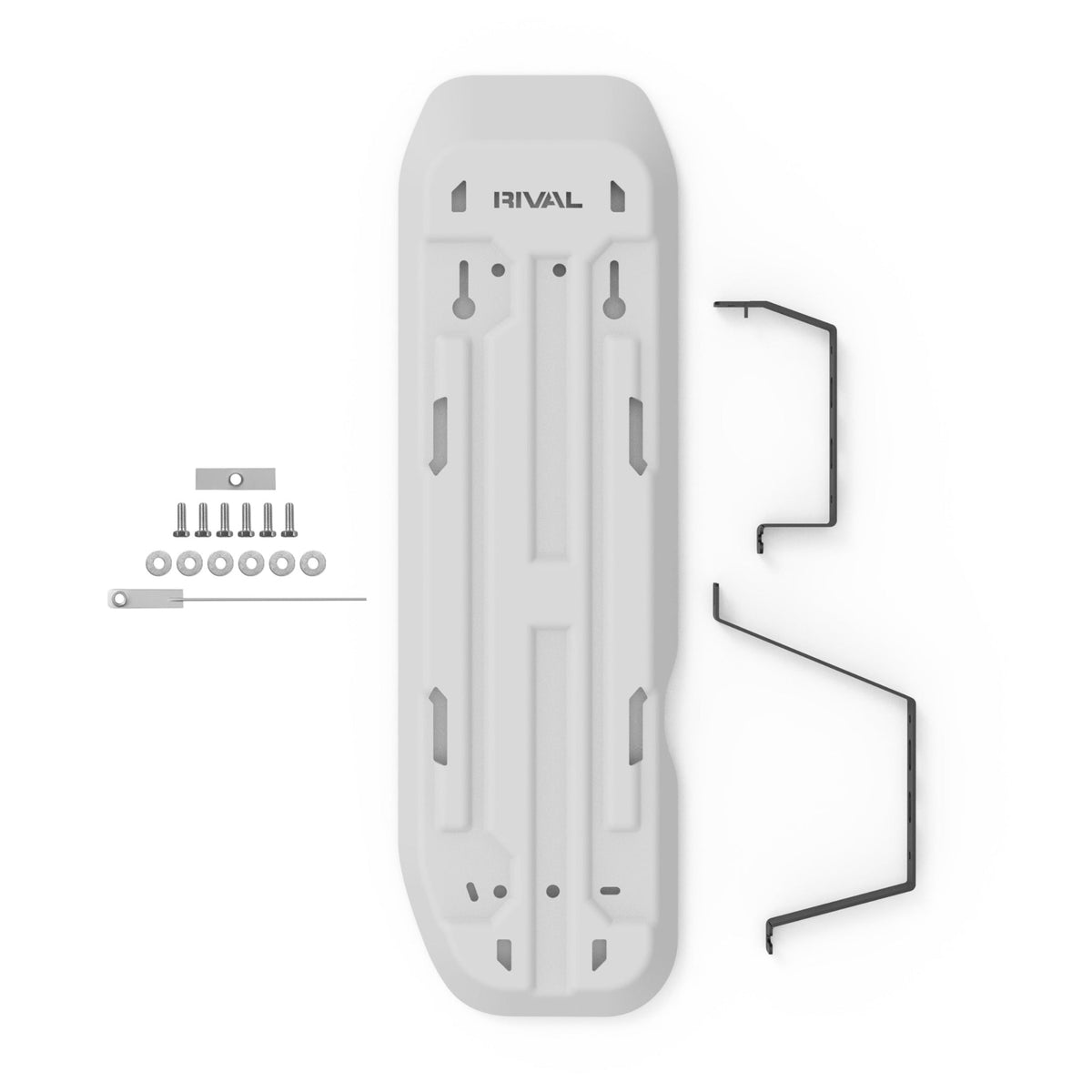 RIVAL 2333.1888.2.6 aluminium fuel tank bash plate and fitting hardware