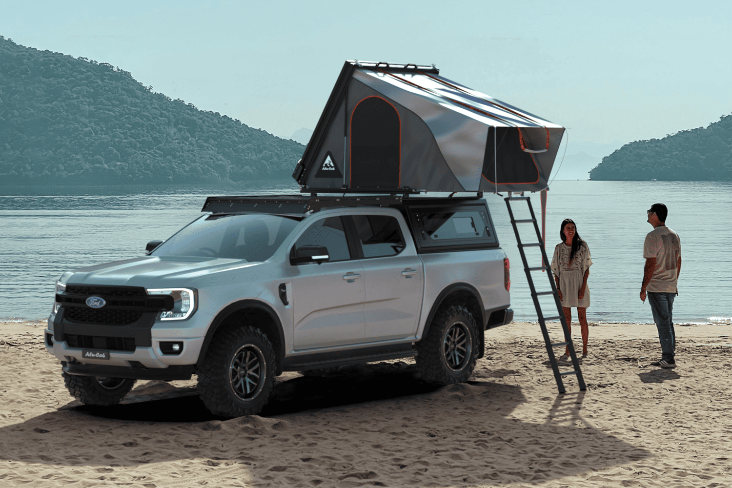 Alu-Cab RT-2S Compact Rooftop Tent — genuine product, Rival 4x4 Australia