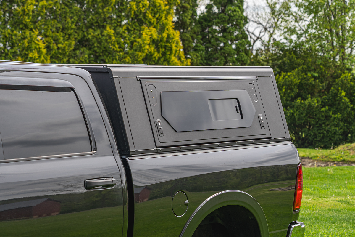Alu-Cab Contour Canopy for Dodge Ram 1500 4th Gen (2009-2018) & 5th Gen 2019+ fitted to RAM 1500 — Rival 4x4 Australia