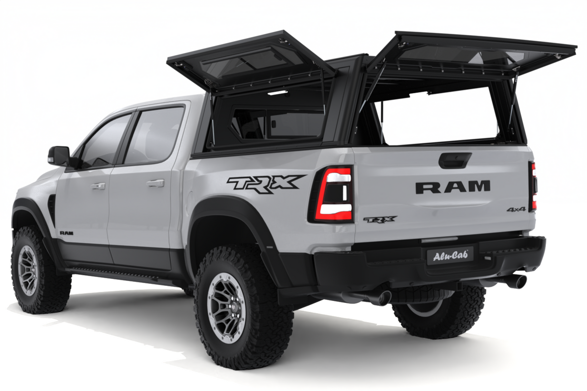 Alu-Cab Contour Canopy for Dodge Ram 1500 4th Gen (2009-2018) & 5th Gen 2019+ fitted to RAM 1500 — Rival 4x4 Australia