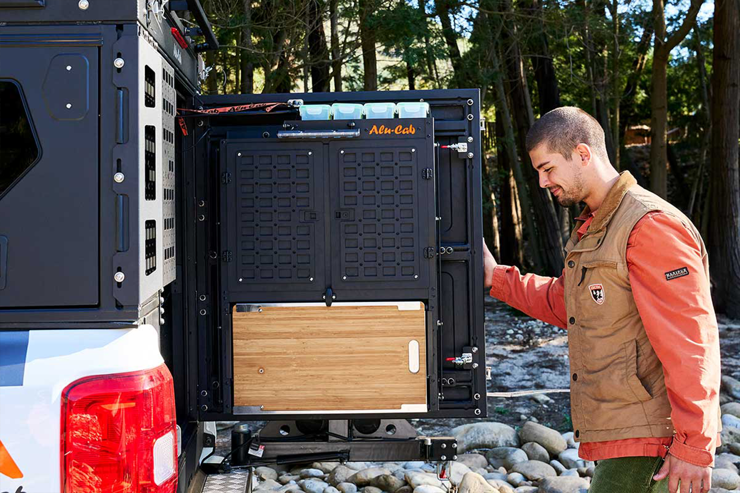 Alu-Cab Rear Door Kitchen — genuine product, Rival 4x4 Australia