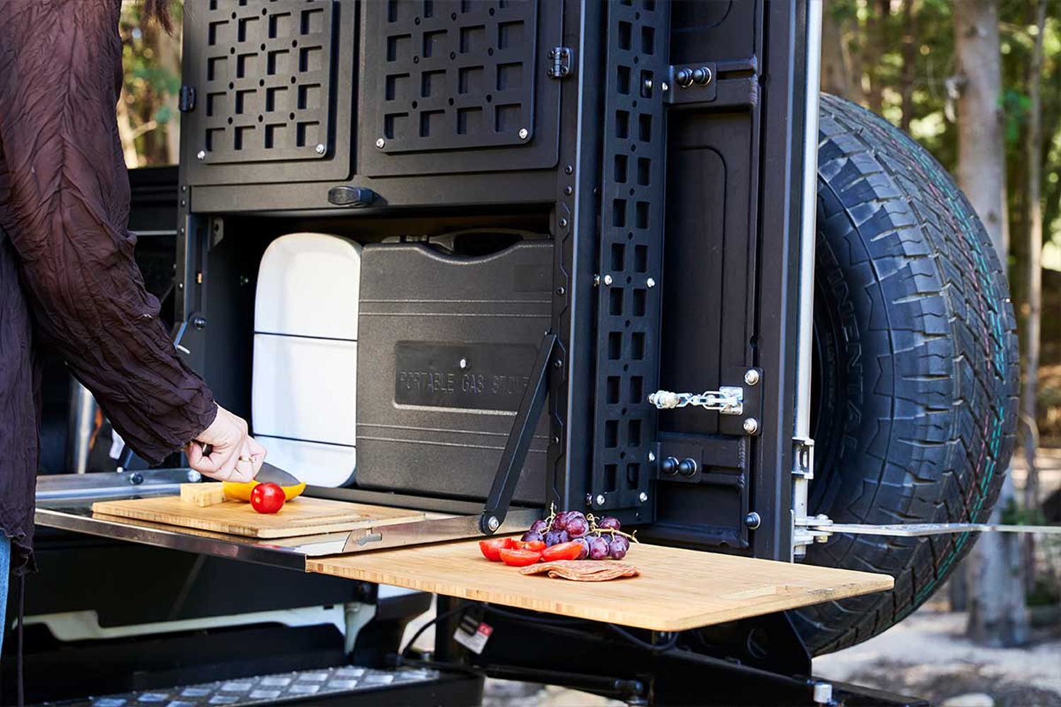 Alu-Cab Rear Door Kitchen — genuine product, Rival 4x4 Australia