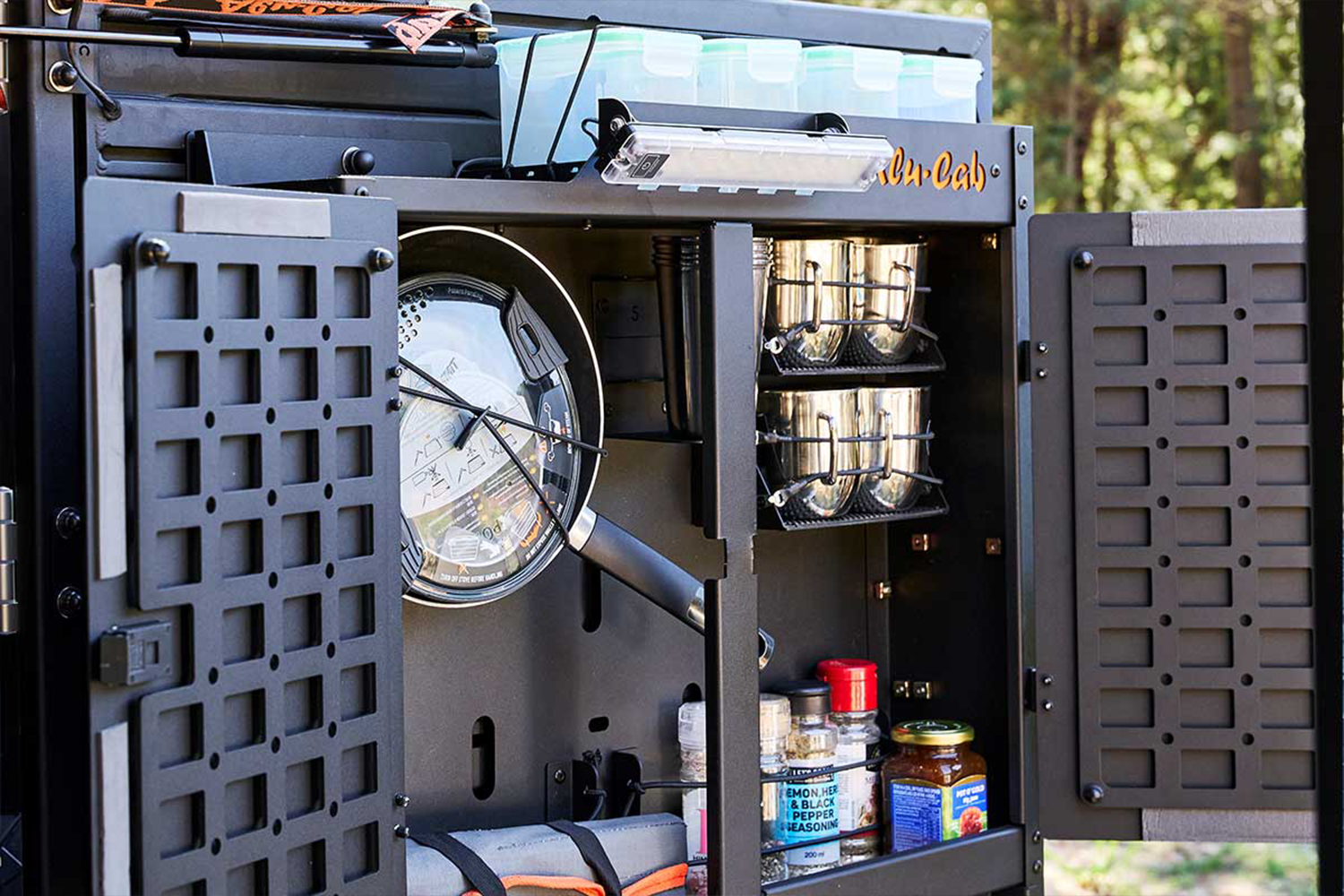 Alu-Cab Rear Door Kitchen — genuine product, Rival 4x4 Australia