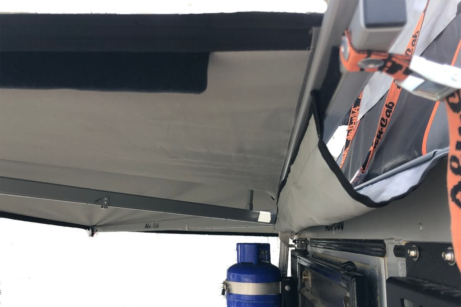 Alu-Cab Shadow Awning Gutter — genuine product, Rival 4x4 Australia