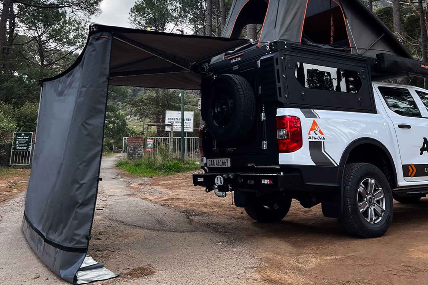 Alu-Cab Shadow Awning Side Panel — genuine product, Rival 4x4 Australia