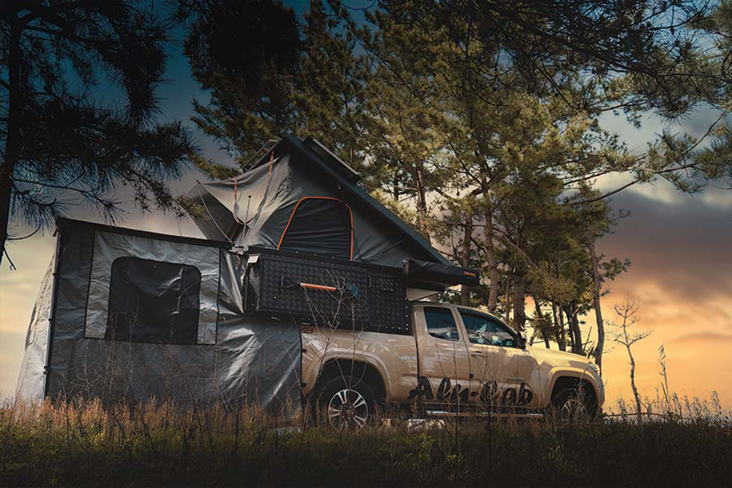 Alu-Cab Shadow Awning Wall Kit — genuine product, Rival 4x4 Australia
