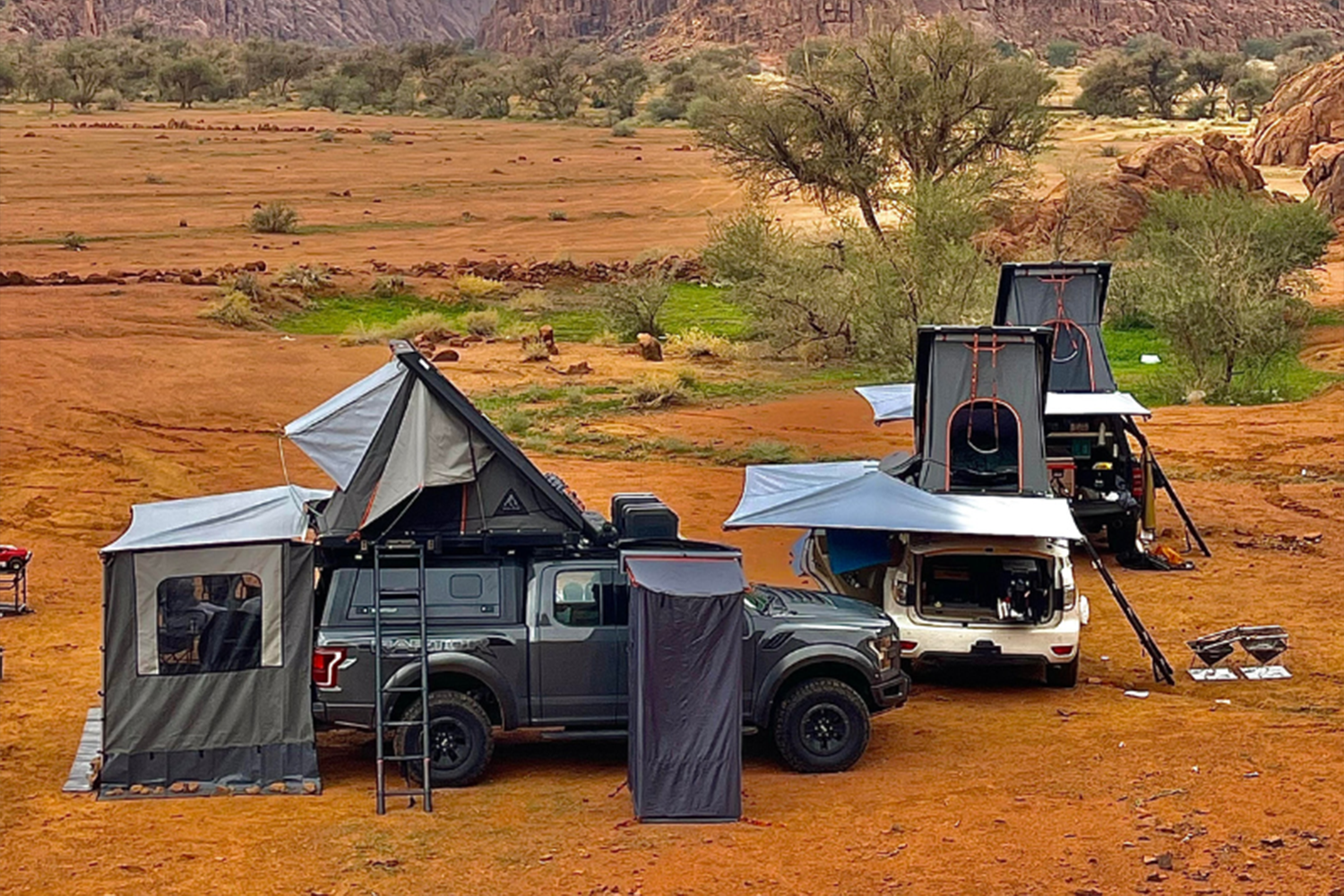 Alu-Cab Shadow Awning Wall Kit — genuine product, Rival 4x4 Australia