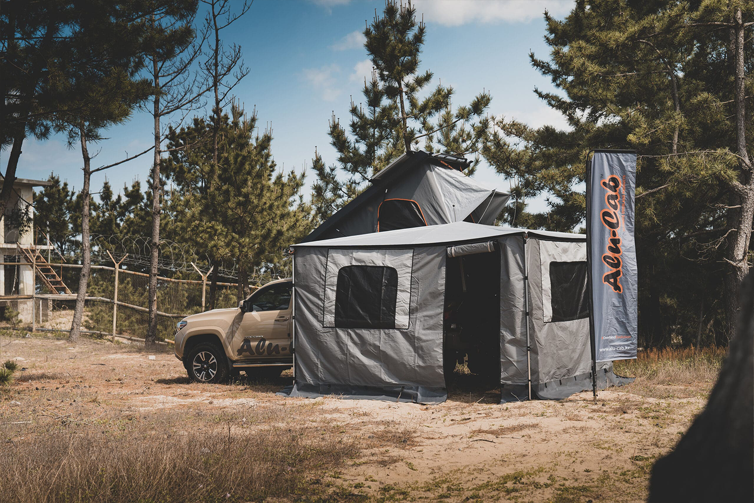 Alu-Cab Shadow Awning Wall Kit — genuine product, Rival 4x4 Australia