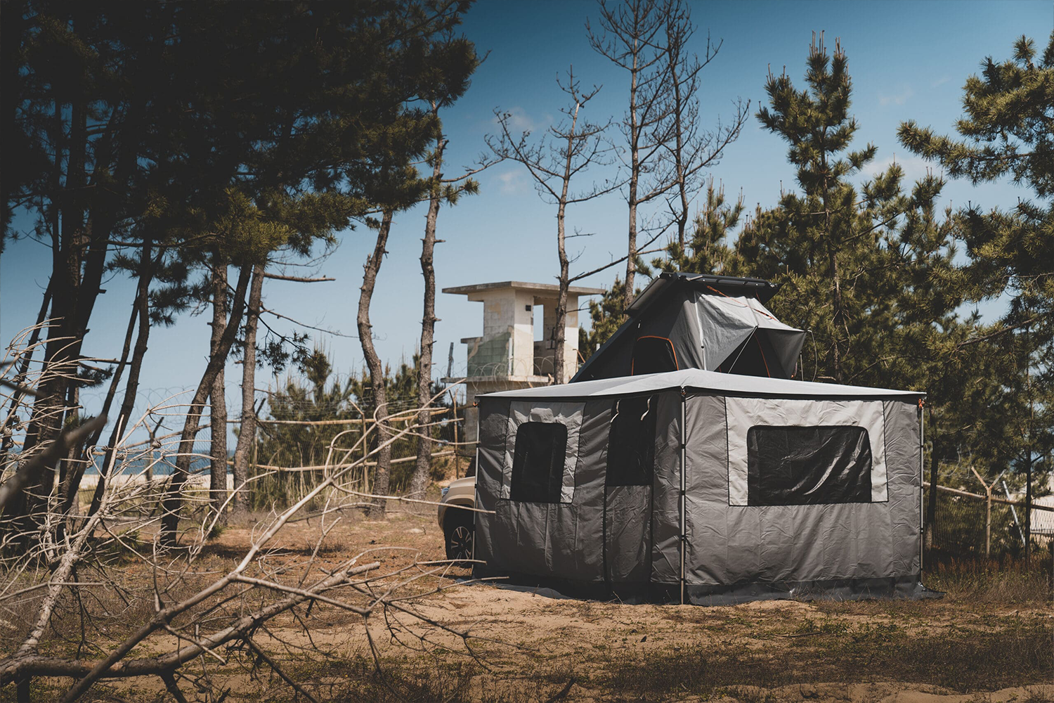Alu-Cab Shadow Awning Wall Kit — genuine product, Rival 4x4 Australia