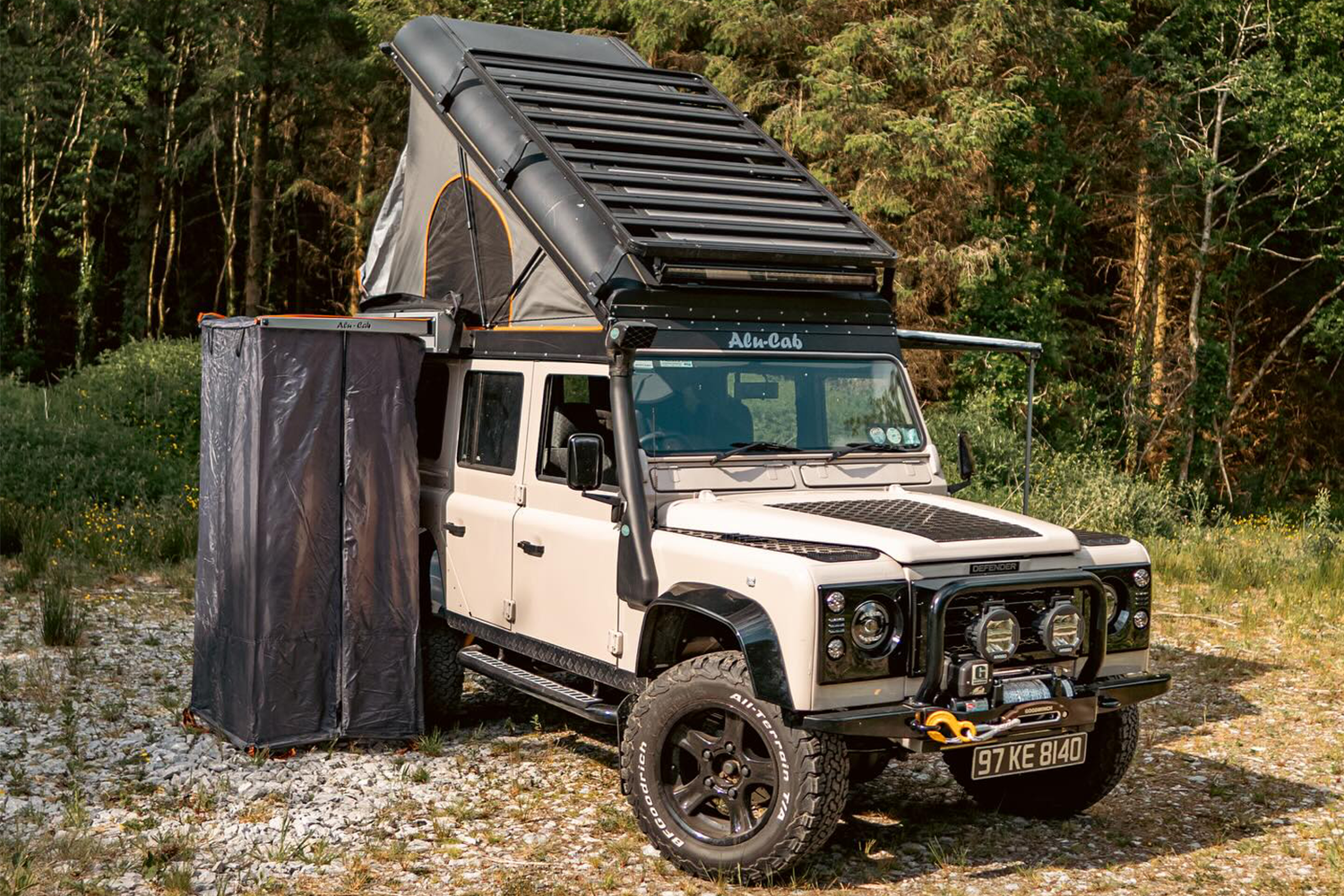 Alu-Cab Shower Cube - Adjustable Height — genuine product, Rival 4x4 Australia
