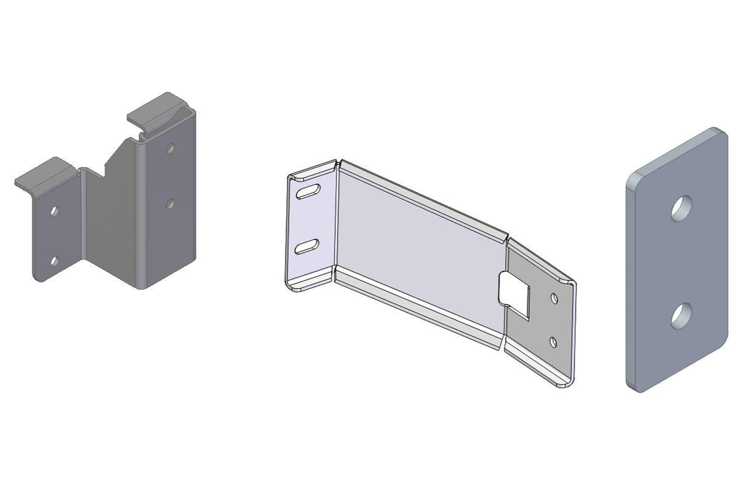 Alu-Cab Shower Cube Mounting Brackets — genuine product, Rival 4x4 Australia