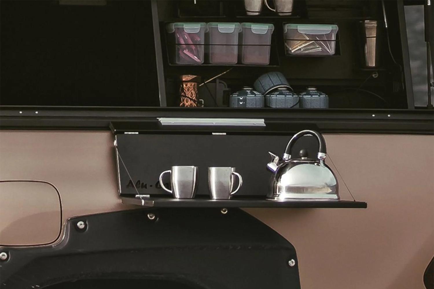 Alu-Cab Side Slide Prep Table — genuine product, Rival 4x4 Australia