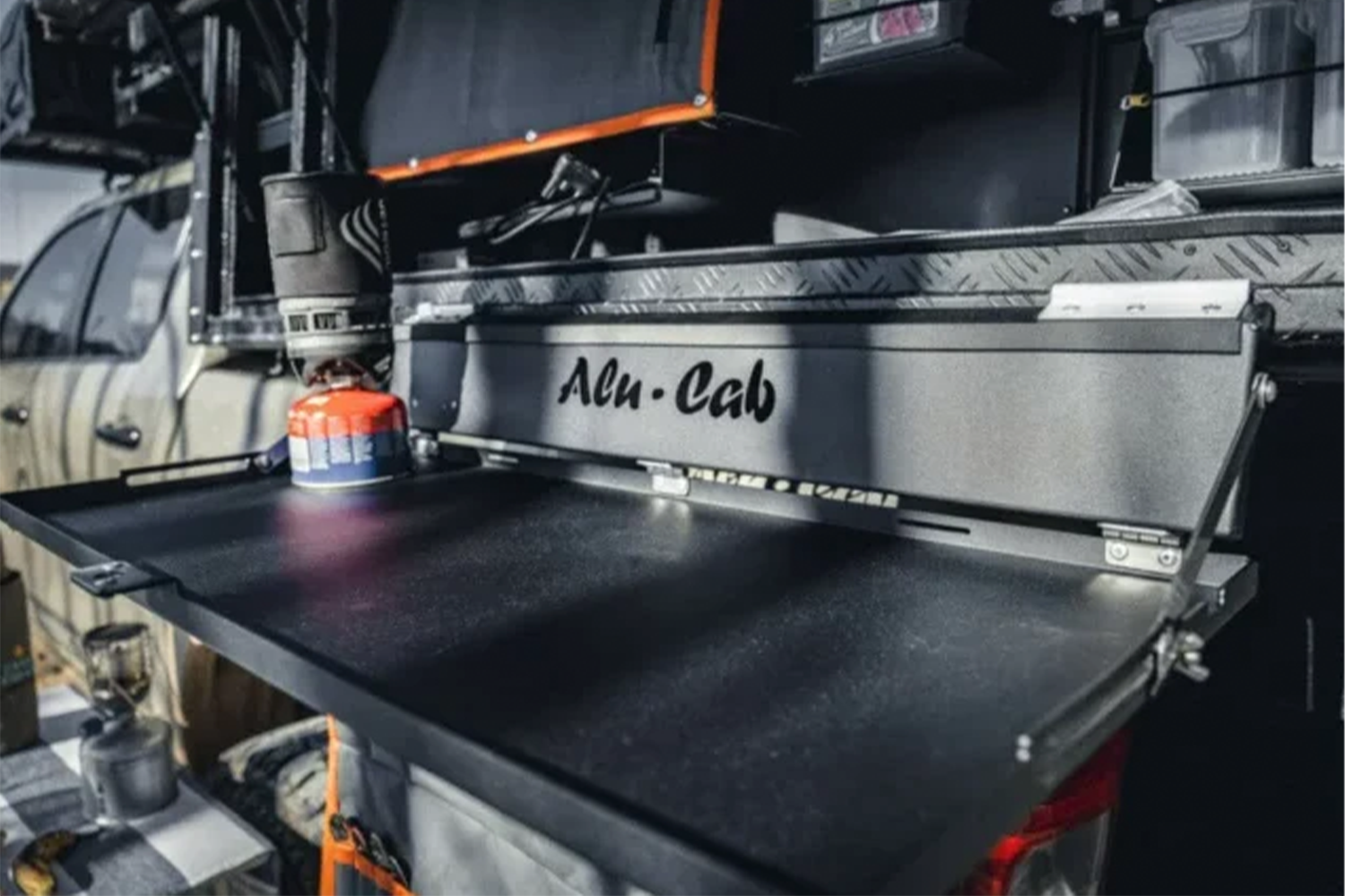 Alu-Cab Side Slide Prep Table — genuine product, Rival 4x4 Australia
