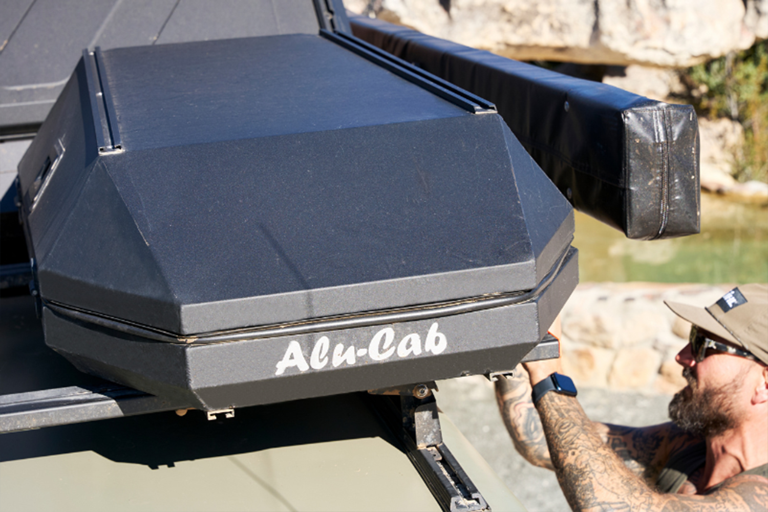 Alu-Cab Slimline Roof Box — genuine product, Rival 4x4 Australia