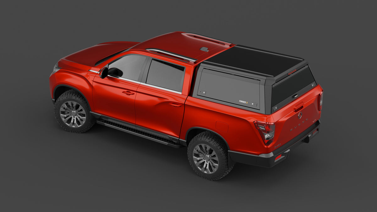 ForgedX Aluminium Ute Canopy - to suit SsangYong Musso XLV 2018-on (Long Tub)