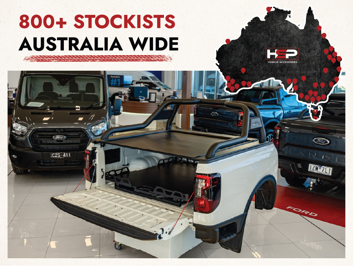 HSP Tailgate Lock for LDV T60 Mega Tub (2023+) — Mega Tub - fitted view