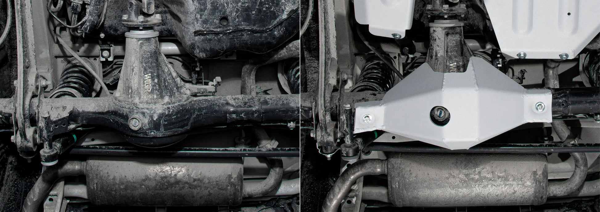 Suzuki Jimny (2018-Present) 4x4 Rear Diff Bash Plate - Aluminium RIVAL