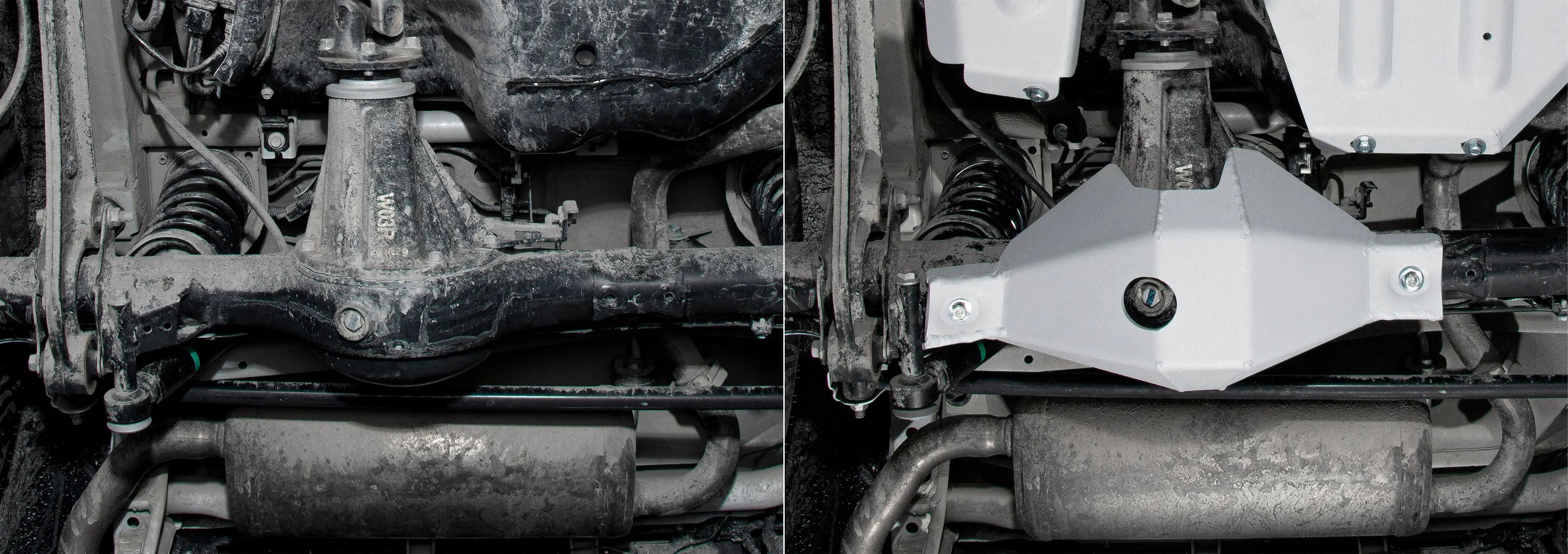 Suzuki Jimny (2018-Present) 4x4 Rear Diff Bash Plate - Aluminium RIVAL