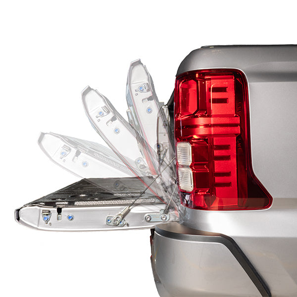 HSP Tailgate Assist — HSP Tailgate Assist for Mitsubishi Triton MV — Twin Strut + Weight Reduction