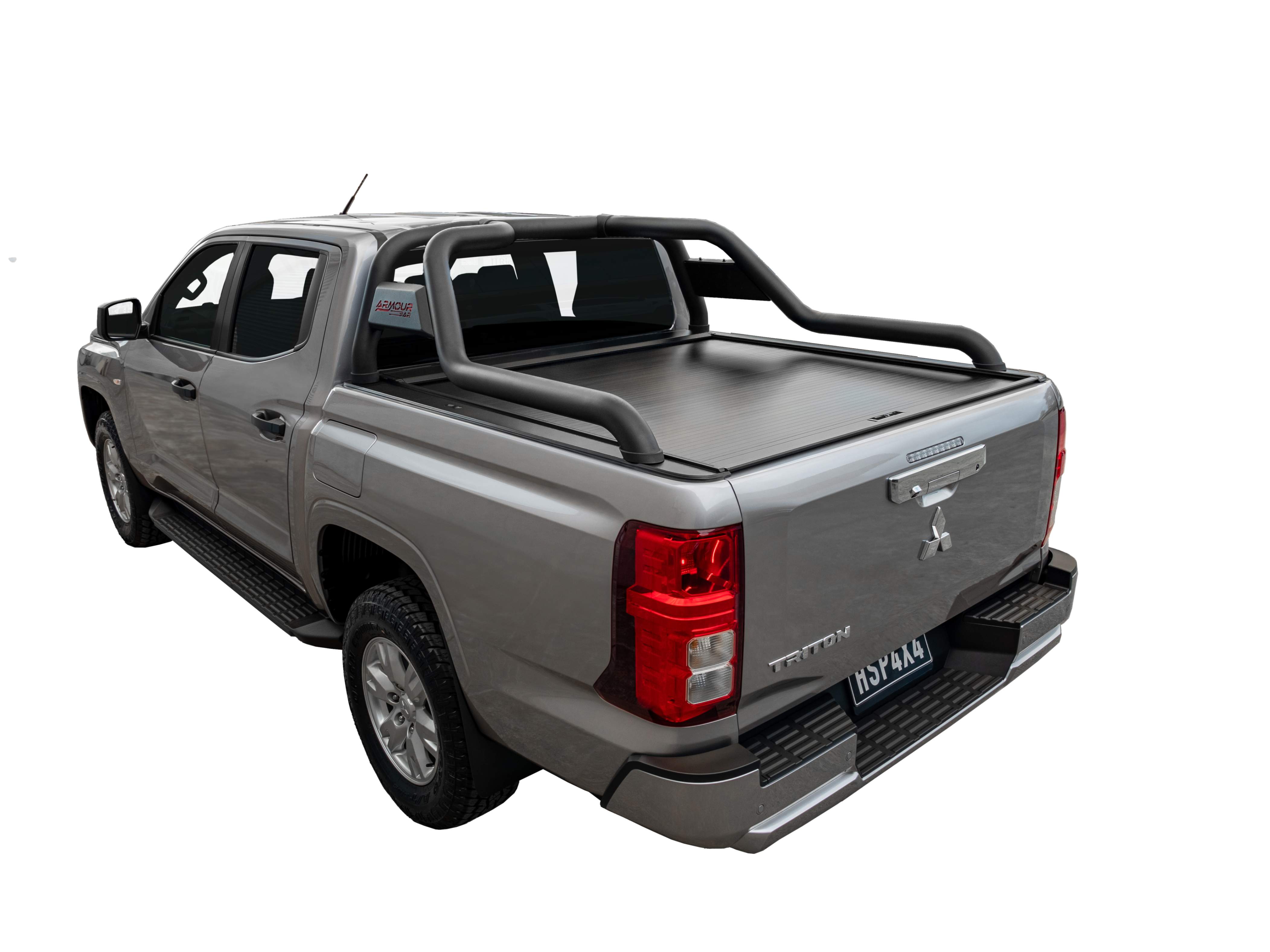 HSP Retractable Tonneau — HSP Retractable Tonneau for Mitsubishi Triton MV — No Sports Bar