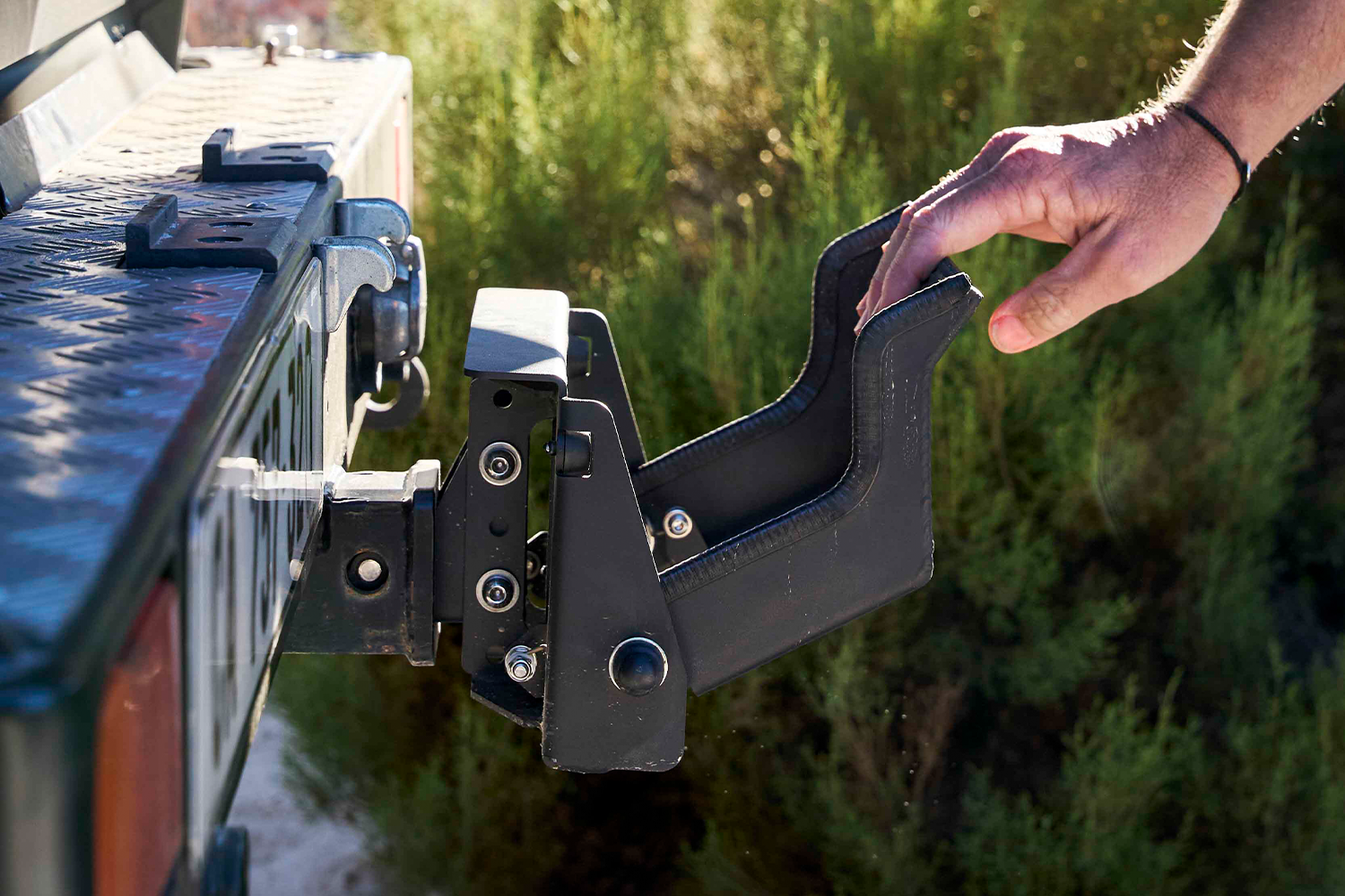 Alu-Cab Tow Bar Step — genuine product, Rival 4x4 Australia