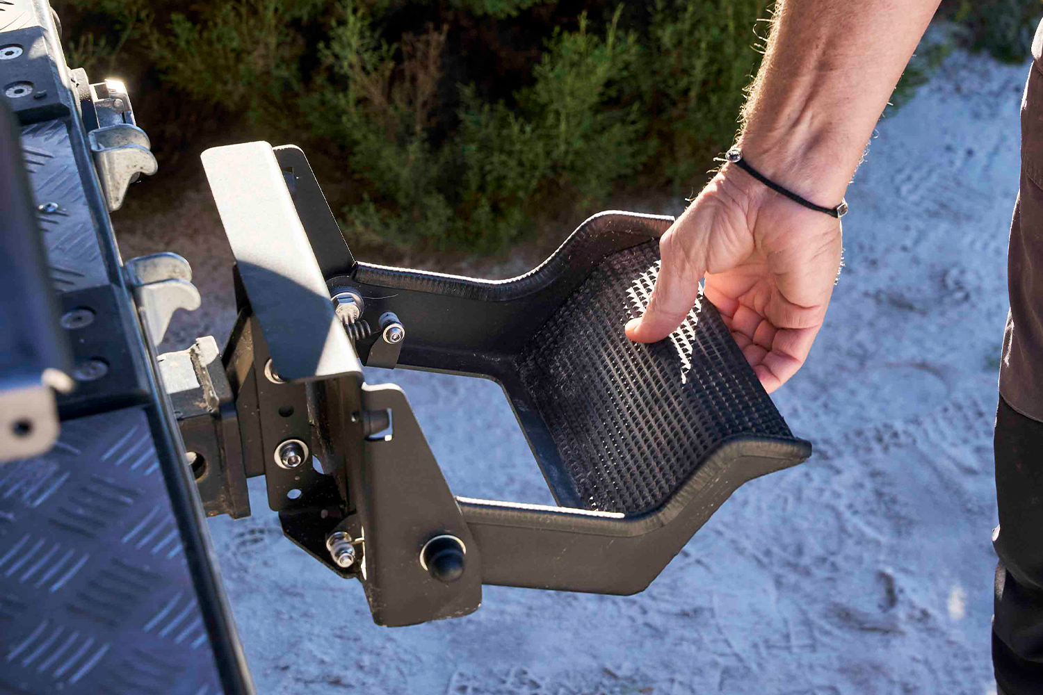 Alu-Cab Tow Bar Step — genuine product, Rival 4x4 Australia