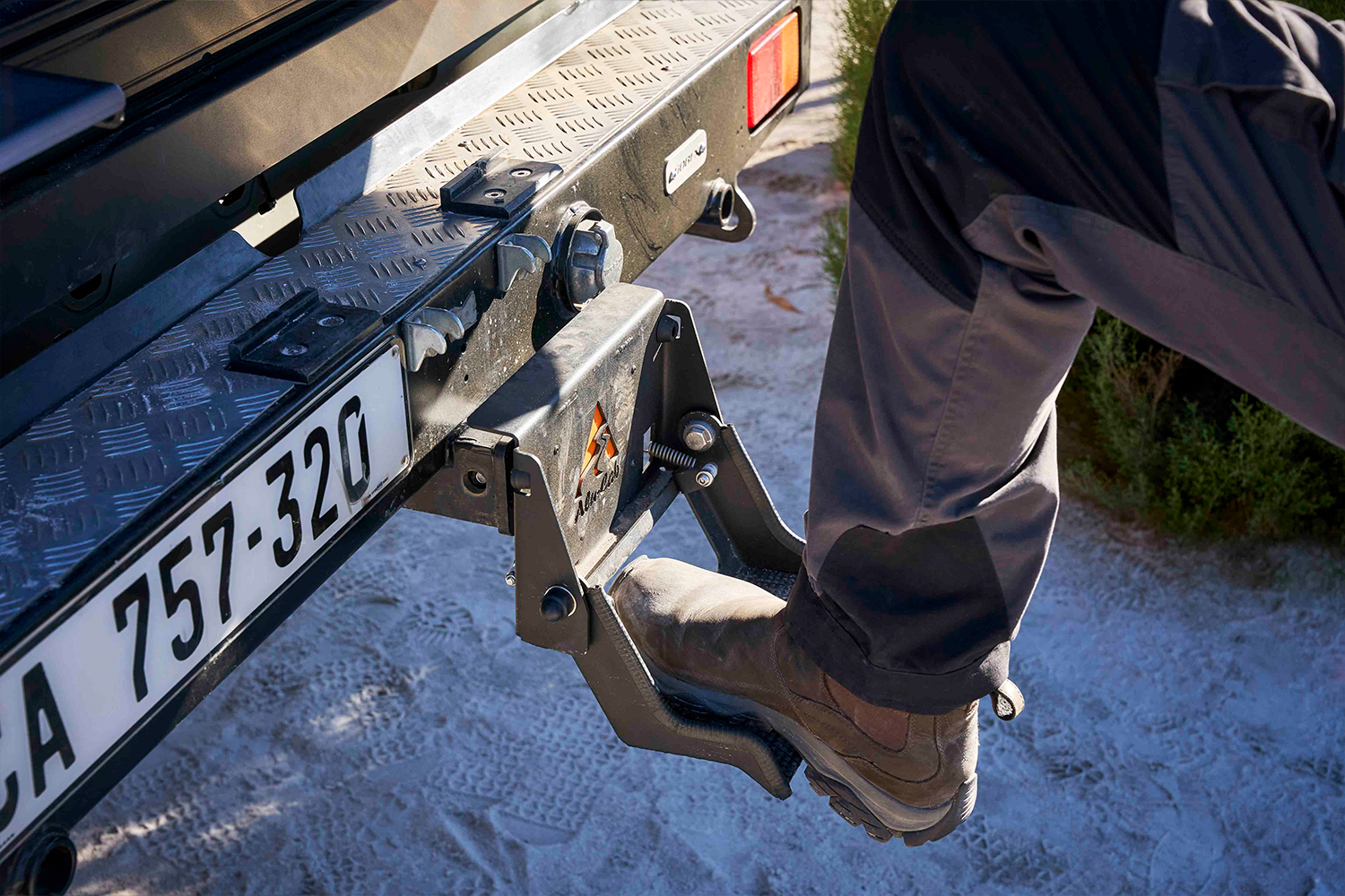 Alu-Cab Tow Bar Step — genuine product, Rival 4x4 Australia