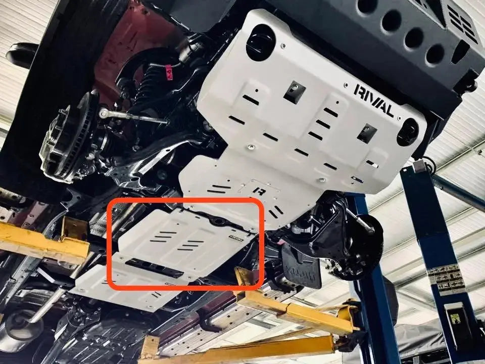 Toyota Hilux / Fortuner (2015–Present) 4x4 Transmission Bash Plate – Aluminium RIVAL 4x4 Australia