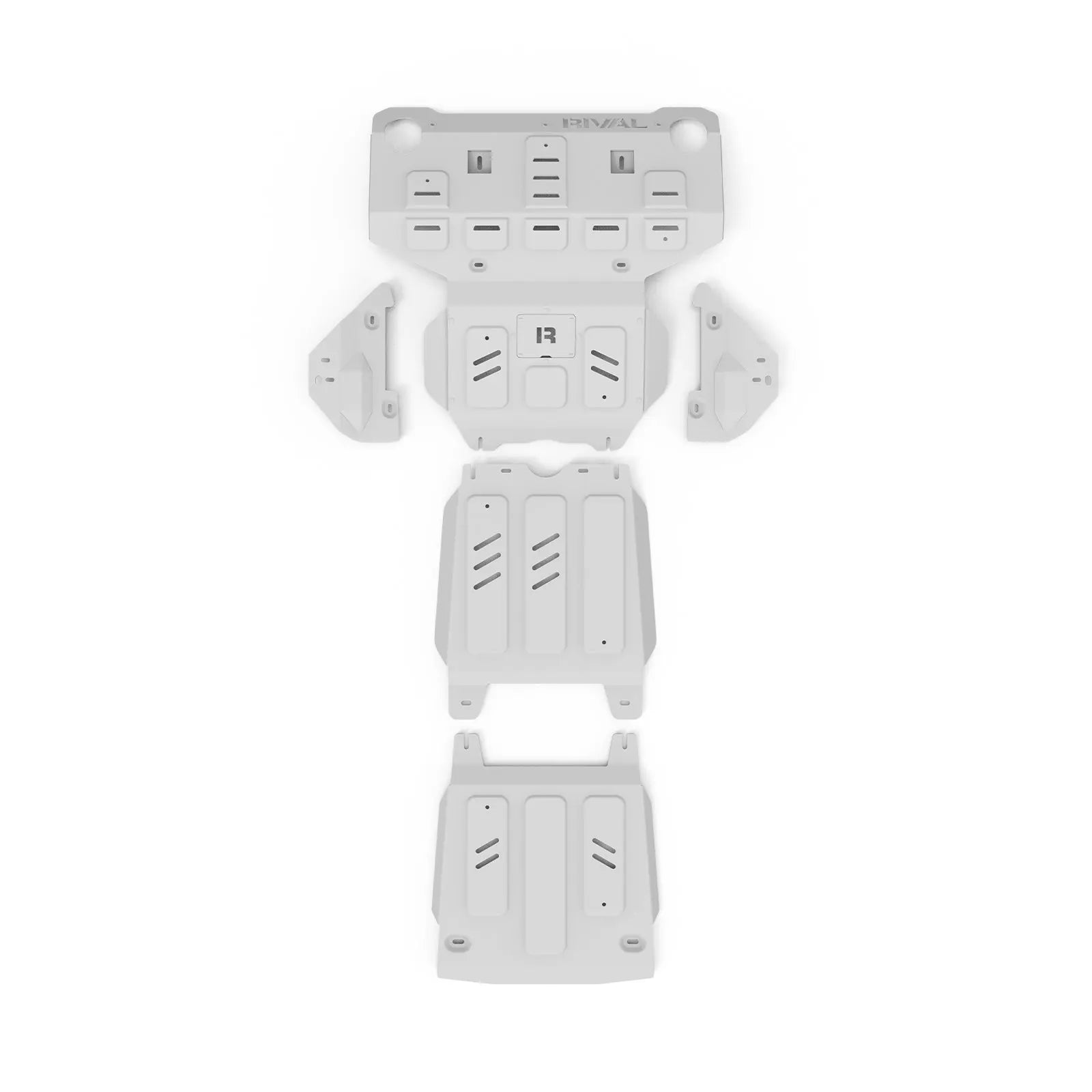 Toyota Hilux (2015-On) / Toyota Fortuner (2015-On) 4x4 Bash Plate Set – Radiator, Engine, Transmission, Transfer Case and Lower Control Arms RIVAL 4x4 Australia