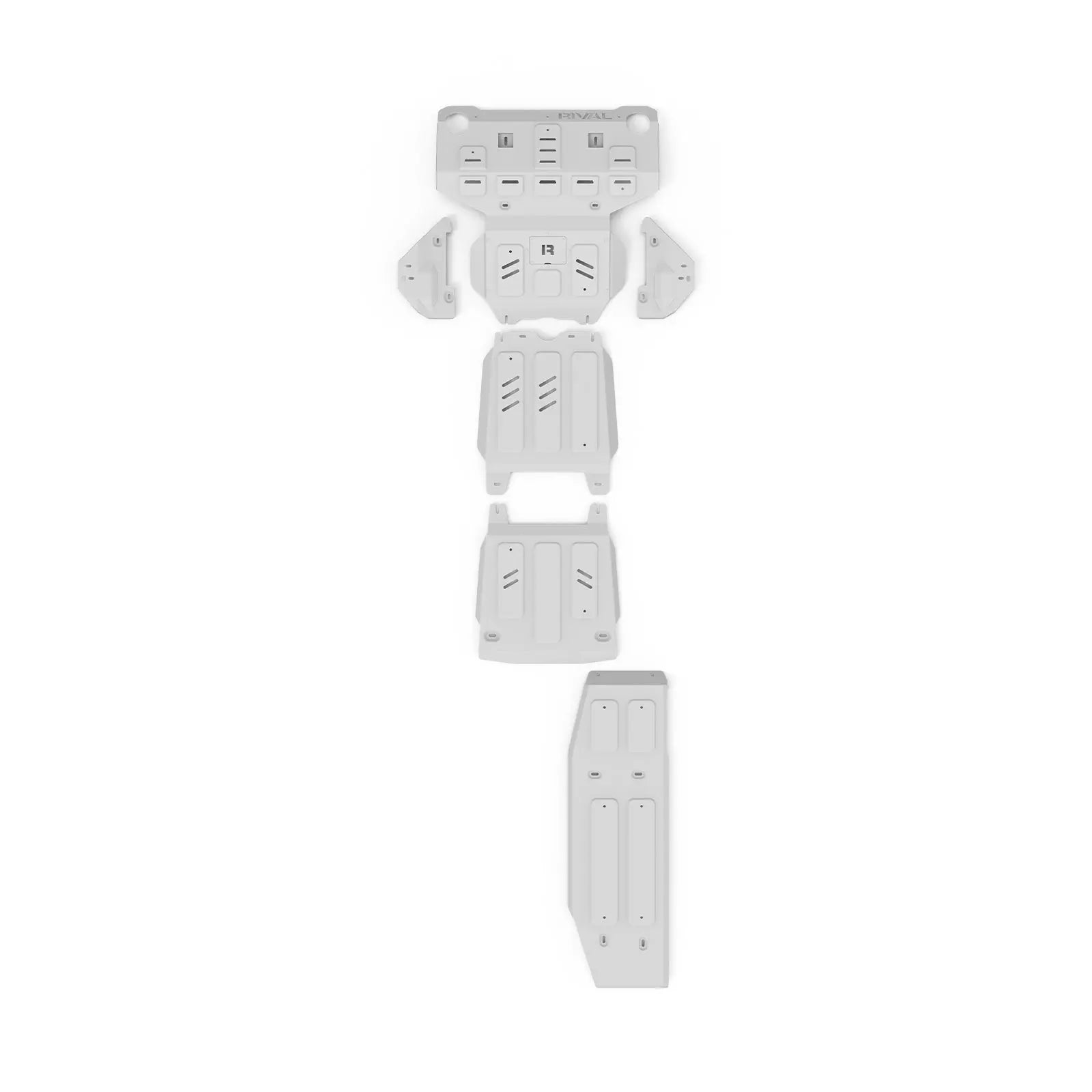Toyota Hilux (2015-On) / Toyota Fortuner (2015-On) 4x4 Full Bash Plate Set – Radiator, Engine, Transmission, Transfer Case, Fuel Tank & Lower Control Arms RIVAL 4x4 Australia