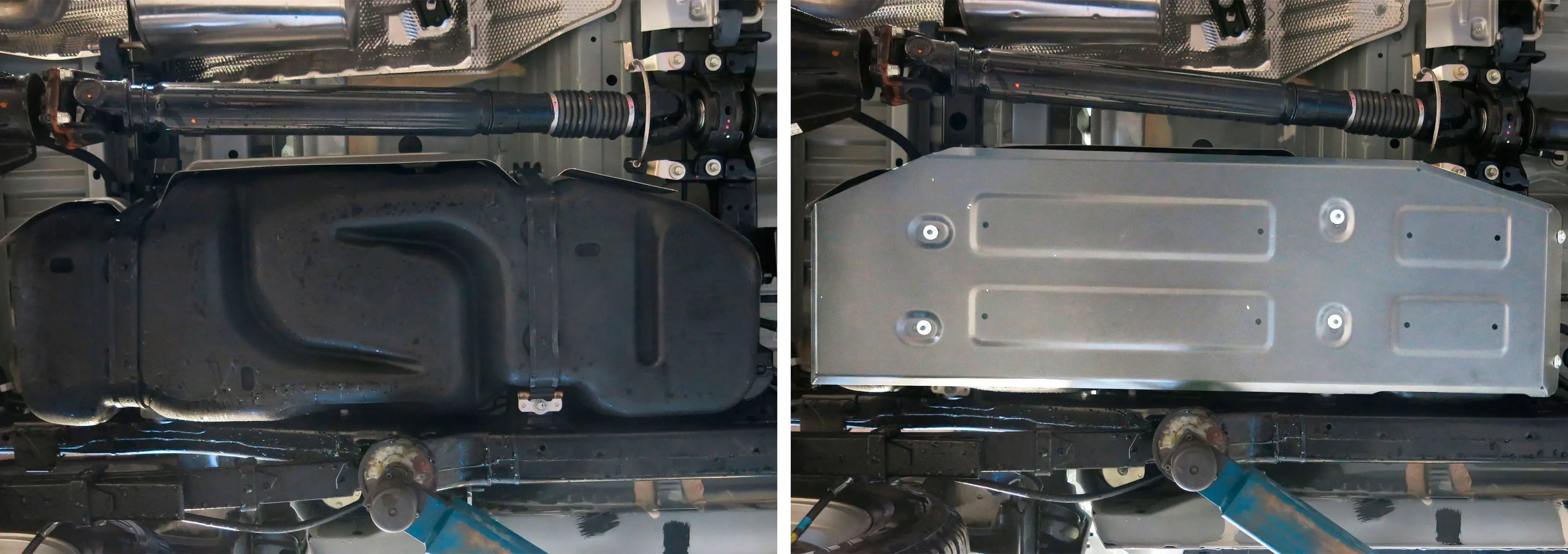 Toyota Hilux (2015–Present) 4x4 Fuel Tank Bash Plate – Aluminium RIVAL 4x4 Australia