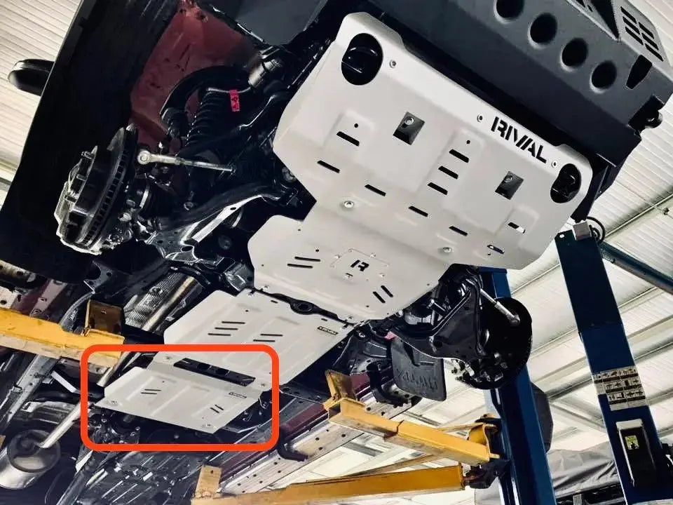 Toyota Hilux (2015–Present) 4x4 Transfer Case Bash Plate – Aluminium RIVAL 4x4 Australia