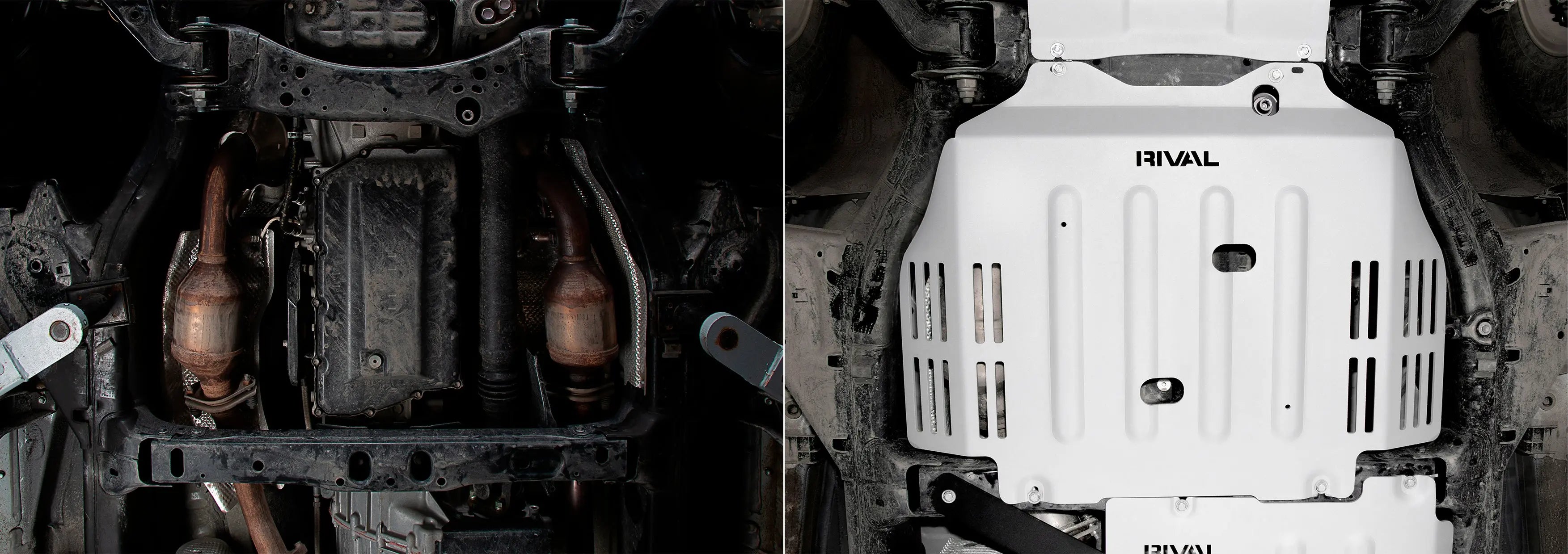 Toyota Land Cruiser 300 (2021-On)/ Tundra CrewMax (except Hybrid!) Transmission Bash Plate RIVAL