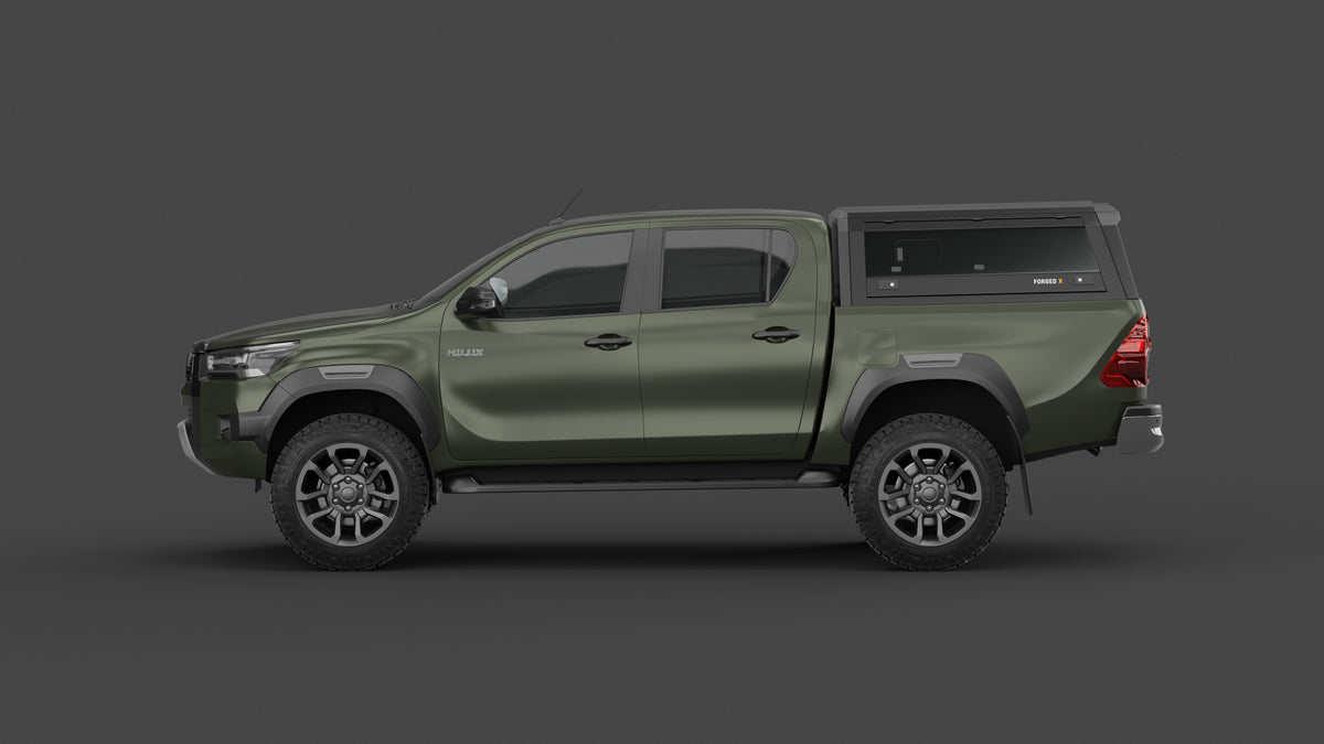 ForgedX Aluminium Ute Canopy - to suit Toyota Hilux N80 2015-2025 - RIVAL 4x4 Australia
